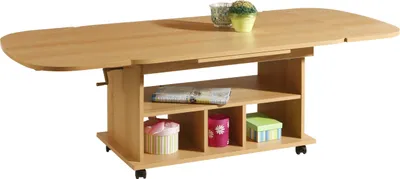Produktbild von Couchtisch mit drei Funktionen BABSI III Buche