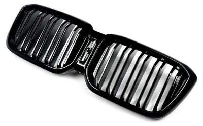 Produktbild von Frontgrill, Doppelschlitzdesign, Einfache Installation, glänzendes Schwarz