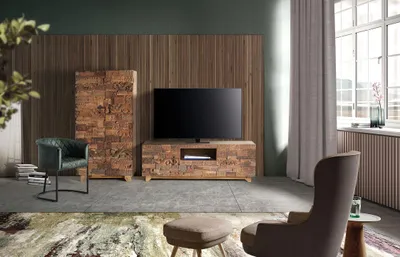 Immagine prodotto di Mobile TV Roma in legno di mango, 60 cm x 180 cm x 50 cm Giner y Colomer
