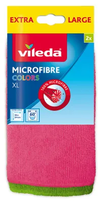 Image de Chiffon en microfibre Vileda Colors XL, lot de 2