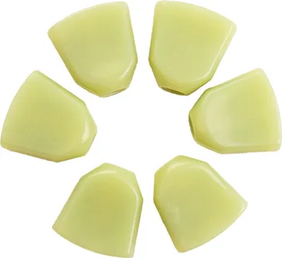 Obrázek produktu pro 6PCS Guitar Tuning Peg Caps Plastic Machine Head Replacement Keys Tuner Knobs for Acoustic Electric Guitar (GREEN)