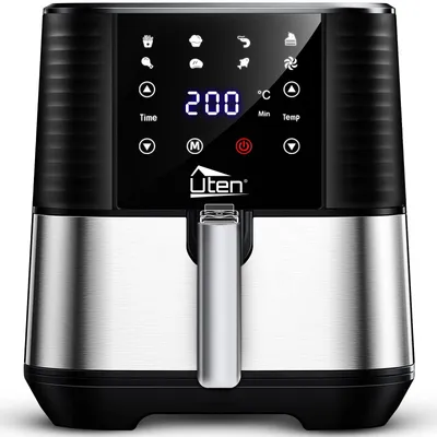 Produktbild von Uten Heißluftfritteuse 5,5 L Airfryer 1700 W Led-Touchscreen, 7 Programme