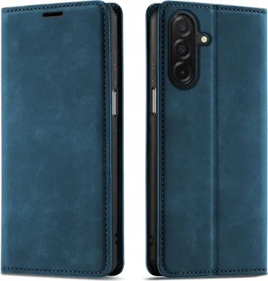 Zdjęcie produktu dla ETUI do Samsung A26 | A17 5G Zamykane Magnetyczne Skórzane + Szkło
