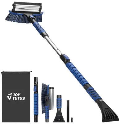 Obrázek produktu pro Škrabka na led do auta - Teleskopická - 120 cm - 6 v 1 - Modrá