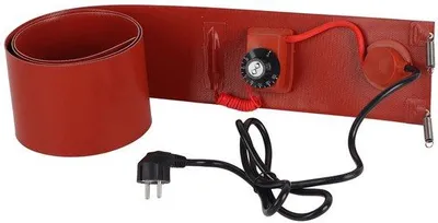 Imagen del producto de Calentador de tambor de silicona - 200 litros - 1000 W - para tambores de metal - Duradero y eficiente