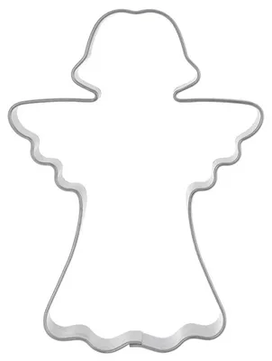 Obrázek produktu pro Forma na vykrajování sušenek – nerezová ocel – 8 cm – stříbrná