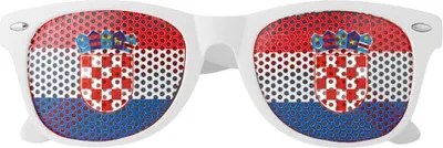 Produktbild von MidOcean - Sonnenbrille "Flag Fun" - Polycarbonate MO1521 (Einheitsgröße) (Weiß/Blau)