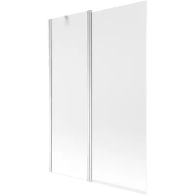 Obrázek produktu pro Mexen Flip vanová zástěna 1 křídlo 120 x 150 cm, Vzor jinovatky, Chromovaná - 894-120-101-01-30