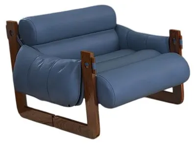 Obrázek produktu pro křeslo, modrá barva, nábytek do obývacího pokoje, elegantní design, pohodlné sezení