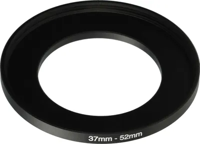 Produktbild von vhbw Step-Up-Ring Adapter 37mm - 52mm für Kamera Objektiv - Filteradapter, Metall Schwarz