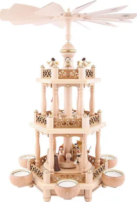 Produktbild von 3-stöckige Pyramide Christi Geburt (46cm) von Richard Glässer