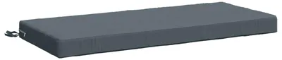 Produktbild von Bankkissen SOEST 100 % Polyester Blau 110 x 50 x 8 cm