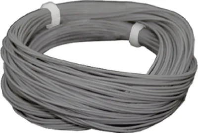 Produktbild von ESU 51946 Hochflexibles Kabel, Durchmesser 0.5mm, AWG36, 2A, 10m Wickel, Farbe grau