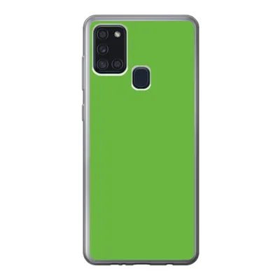 Produktbild von MuchoWow® Handyhülle Schutzhülle Hülle für Samsung Galaxy A21s Grün - Farben - Natur Silikon Softcase Handy Hülle - Hartschale