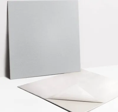 Produktbild von Fliesenaufkleber Set für Bad und Küche - 9 Fliesen Selbstklebend PVC - 30 x 30 - Graue Farbe