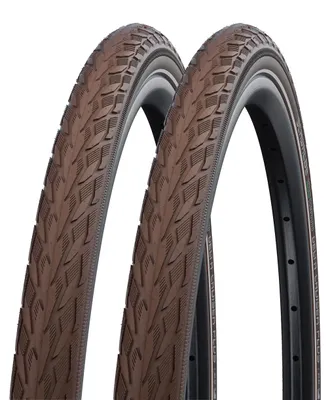 Produktbild von 2x Schwalbe Delta Cruiser Plus 37-622 braun PunctureGuard Reflex 28x1.40