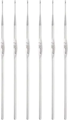 Imagen del producto de Juego de 6 clavos de acero de 0,6 mm para ganchos, bordado y proyectos de manualidades. Ideal para jardines y trabajos de bordado