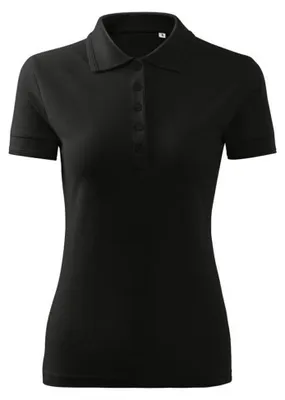 Image de Malfini - Polo pour femmes, piqué PP9993 (S) (noir)