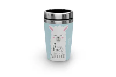 Produktbild von la vida - Thermobecher ToGo 240ml "Kurze Pause, dann gehts weiter" 388673