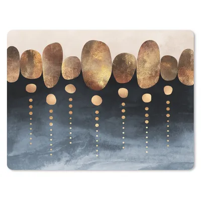 Produktbild von MuchoWow® Mauspad Mousepad Gold - Abstrakt - Luxus 40x30 cm - Mousepads - Maus Mat - Pad - Mausunterlage - Anti Rutsch