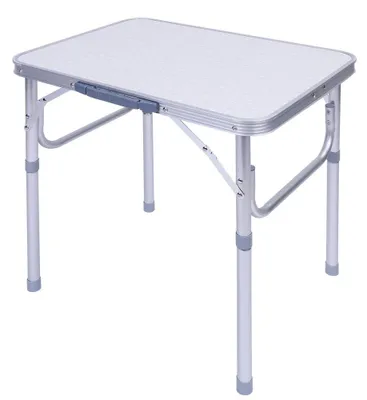 Produktbild von Klappbarer Tisch - Campingtisch - Verstellbar von 25-56 cm - Traggriff - Aluminium - Leicht und Langlebig - Picknicktisch
