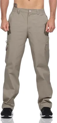 Immagine prodotto di Pantaloni cargo da uomo Pantaloni cargo Pantaloni casual; Tortora M/48