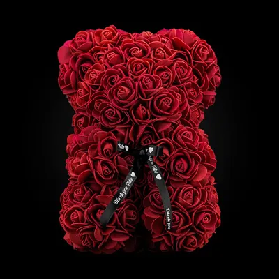 Immagine prodotto di Orsetto "Simple" in peluche, rosa, 25 cm - color rosso scuro