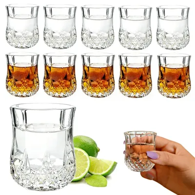 Zdjęcie produktu dla Zestaw 12 kryształowych szklanek do whisky - 50 ml
