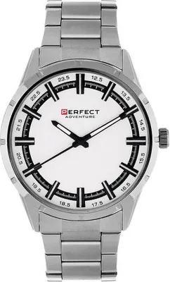 Produktbild von Herrenuhr mit Miyota 2035 Quarzwerk, Mineralglas und Edelstahlgehäuse