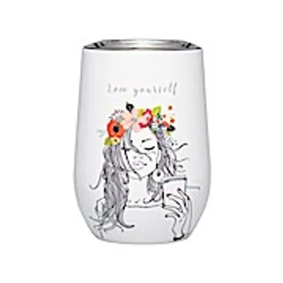 Produktbild von Chicmic bioloco office cup "love yourself" Thermobecher 420 ml mit Deckel