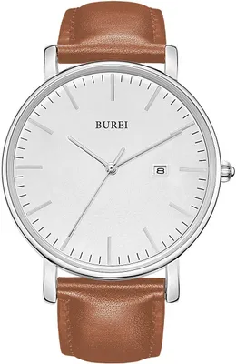 Produktbild von Elegante nordische Herrenuhr Klassisches Design Komfortables Mesh-Armband Datumsanzeige Quarzwerk Wasserdicht 30m Geschenkbereit