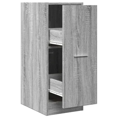 Produktbild von vidaXL Apothekerschrank Grau Sonoma 30x41x77,5 cm Holzwerkstoff
