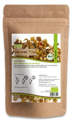 Produktbild von Mynatura  Mistelkraut getrocknet & geschnitten – in verschiedenen Größen - 500g