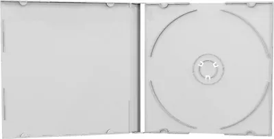 Produktbild von 100 MediaRange DVD CD Hüllen Jewelcases transparent glasklar