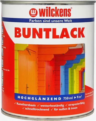 Produktbild von WILCKENS Buntlack Hochglänzend 0.375 LiterRAL 6005 Moosgrün