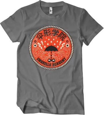 Produktbild von The Umbrella Academy Distressed Patch T-Shirt - XX-Large - DarkGrey
