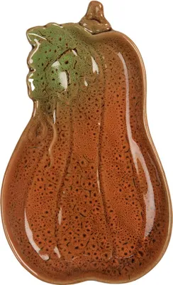 Zdjęcie produktu dla Clayre & Eef Miska Dekoracyjna Dynia 17x10x2 cm Pomarańczowa Ceramika
