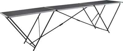 Immagine prodotto di The Living Store Tavolo da parati pieghevole in MDF e alluminio 300×60×78 cm
