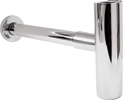 Produktbild von KWC AR Siphon, XINOX, für Waschtisch, verchromt, Abgang waagerecht