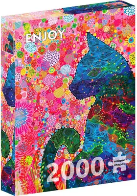 Obrázek produktu pro Puzzle 2000 dílů Enjoy – Bloudící kočka