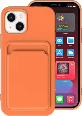 Produktbild von König Design Hülle kompatibel mit Apple iPhone 14 Plus Kunststoff Soft Handyhülle - Handy Case Orange