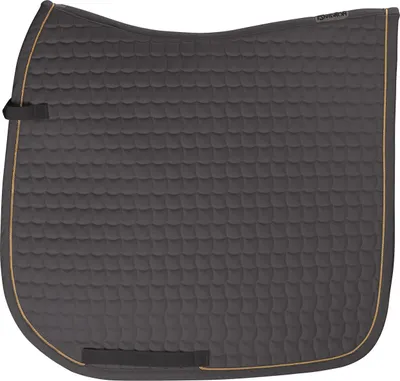 Produktbild von Eskadron Basics Baumwolle Gold Schabracke, Größe:Pony Dressur, Farbe:anthrazit