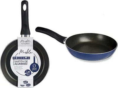 Produktbild von Pfanne Marbla Blau Aluminium: Ø 20 cm