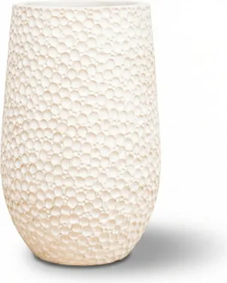 Zdjęcie produktu dla Doniczka ceramiczna Provencelia PARIS Biały, Ø39 cm x H63 cm, mrozoodporna