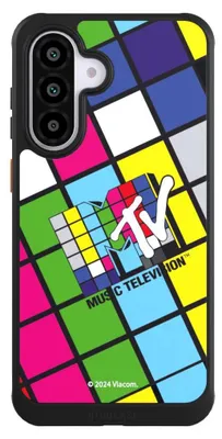 Produktbild von NIVOCASE Hülle für Samsung Galaxy A56 5G  Handyhülle NIVOcore Case Schwarz Fanartikel Offizielles Lizenzprodukt MTV Music Televison