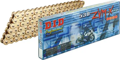 Immagine prodotto di Catena Trasmissione Did 530 Zvmx Gold & Gold 102 Maglie Con Giunto A Rivetto Zj
