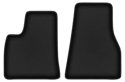 Immagine prodotto di Tappetini anteriori in moquette per Tesla Model S II 2016- (berlina) – 2 pezzi, neri, su misura – Wielganizator DURBAN