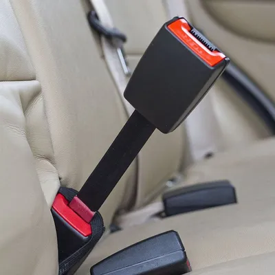 Produktbild von FNCF 2 Stück Auto Sicherheit verstellbar Auto Sicherheitsgurt Erweiterung Safety Sitzgurte Extender Buckle Autozubehör, Schwarz