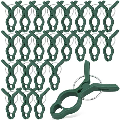 Imagen del producto de Solidchoice - Juego de 50 clips para plantas, ideales para sujetar y dar soporte a plantas de jardín