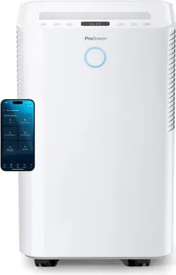 Obrázek produktu pro Pro Breeze OmniDry Odvlhčovač 20 l/24 h WiFi Smart App do 30 m² Časovač 24 h